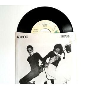 Sparks Achoo / Something For The Girl 7" Vinyl Record Art Glam Rock 1974 US p/s